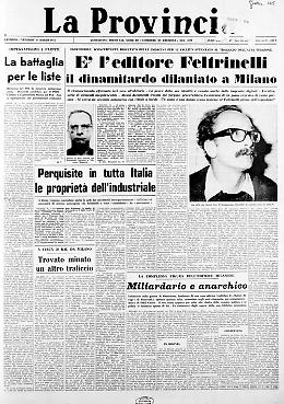 L'attentatore al traliccio di Segrate era l'editore Giangiacomo Feltrinelli