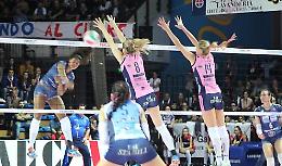 Pomì stanca, Bergamo vince 3-0