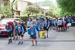 Il raduno degli scout nel parco Baden Powell
