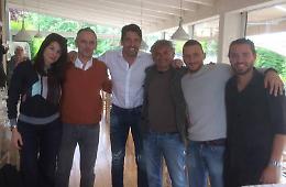 Gigi Buffon e Ilaria D'Amico, pranzo all'insegna dei sapori piacentini