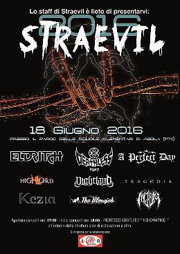 Straevil 2016, ecco tutte le band