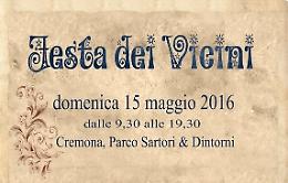 La Festa dei vicini domenica 15 al quartiere Po
