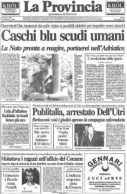 Caschi blu scudi umani