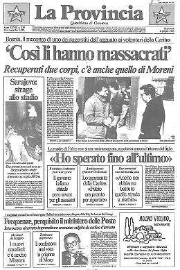 Recuperato il corpo di Fabio Moreni 