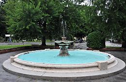 Piazzale Rimembranze, adesso la fontana è ok