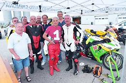 Un pomeriggio in moto con il grande 'Ago'