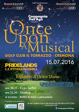 Musical solidale al ‘Golf Club Il Torrazzo’ con lo spettacolo 'Once upon a musical'