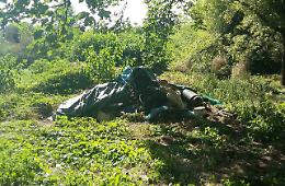 Discarica selvaggia, incivili all'opera