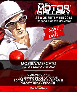 Modena Motor Gallery - Mostra/scambio auto e moto d'epoca 24 e 25 settembre 2016