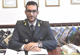 Il tenente Gerli alla guida della GdF di Crema