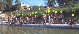 Tuffo nel Grande Fiume, quarto saggio natatorio