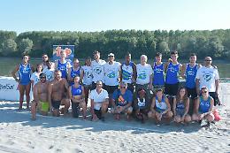 Alla 'playa' di Fossacaprara un Po di sport conquista tutti