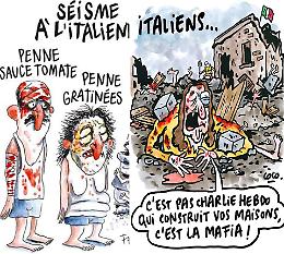 Amatrice querela Charlie Hebdo