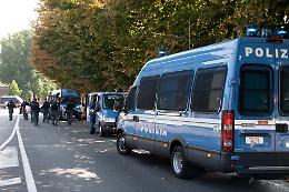 Le forze dell'ordine mobilitate per il Derby del Po