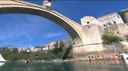 Tuffi, spettacolo dal ponte di Mostar