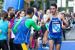 I partecipanti alla Maratonina nelle vie della città