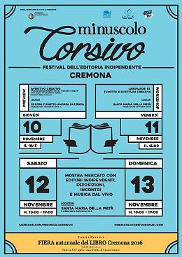 minuscoloCorsivo -  festival dedicato all’editoria indipendente e all’autoproduzione