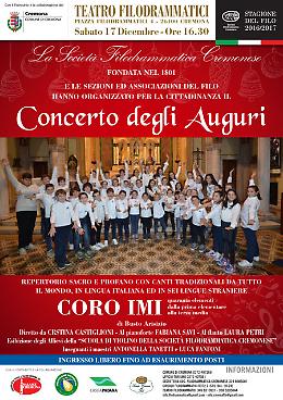 "Concerto degli Auguri" con il Coro Imi