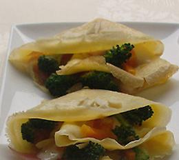 LA RICETTA
Ventagli con spek e Casciotta