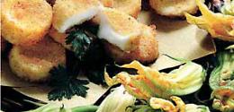 LA RICETTA
Fritto di fiori e mozzarella