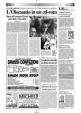 L’Olocausto in un cd-rom