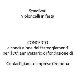 Stradivari.......violoncelli in festa