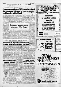 * II «saggio» Pisciotta ammonisce gli estremisti: non fatevi illusioni - * Processo schedature Fiat. 