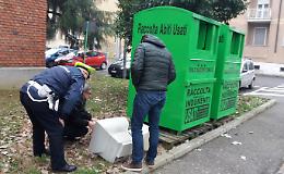 Computer del Racchetti, rubati e poi abbandonati in strada