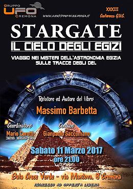 Conferenza del Gruppo Ufo Cremona: "Stargate, il cielo degli Egizi"
