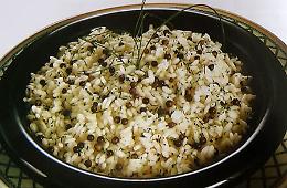 LA RICETTA
Risotto al pepe verde