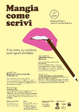 Bollicine noir a "Mangia come scrivi" - Parma