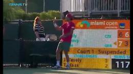 Indian Wells, iguana interrompe il match: Haas si scatta un selfie