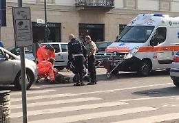 Uomo investito in viale Po
