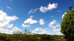 Valsamoggia, il time lapse della primavera è un concerto di nuvole e luce