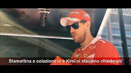 Formula 1, terzo pilota Ferrari sbaglia un quiz: Vettel e Raikkonen lo puniscono
