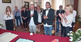Nicola e Michel uniti civilmente, primo rito nel Casalasco