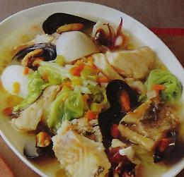 LA RICETTA
"Bottaggio" di pesce con la verza