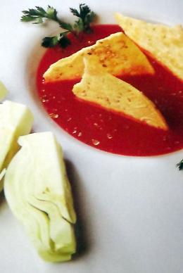 LA RICETTA
Pinzimonio e cialde di pane