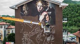 Un capolavoro in due minuti: il timelapse dello street artist innamorato dei classici