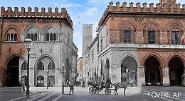 La città che cambia, ieri e oggi in un'immagine