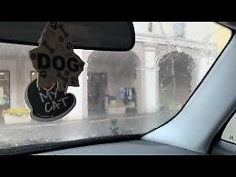 VIDEO La violenta grandinata tra Soncino e Orzinuovi