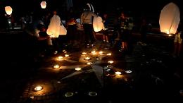 Aliano, notte magica tra 120 lanterne