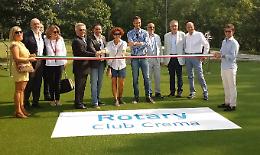 Inaugurata la palestra all'aperto