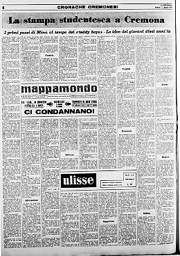 La stampa studentesca a Cremona