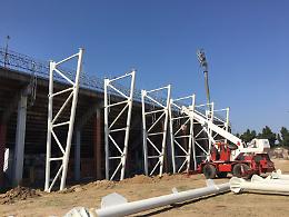 Stadio Zini, si lavora incessantemente per coprire la Curva Sud