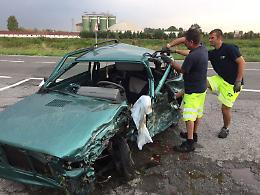 FOTO L'incidente sulla via Giuseppina costato la vita a un 75enne