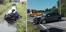 Scontro tra due auto, paura per una 38enne