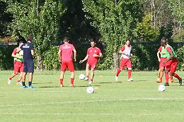 Cremonese al lavoro in vista dell'esordio in campionato