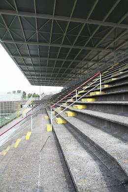 La nuova copertura dello stadio Zini