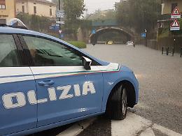 Nubifragio sulla città, allagamenti e disagi